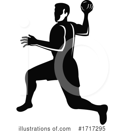 Royalty-Free (RF) Handball Clipart Illustration by patrimonio - Stock Sample #1717295