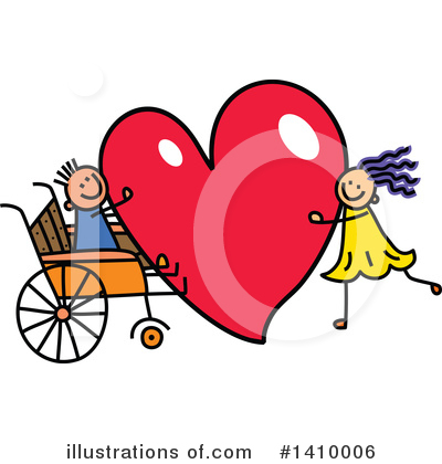 Royalty-Free (RF) Handicap Clipart Illustration by Prawny - Stock Sample #1410006