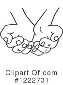Hands Clipart #1222731 by Dennis Holmes Designs