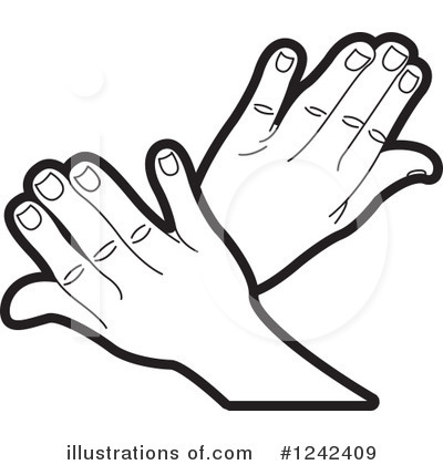 Finger Nails Clipart #1242409 by Lal Perera