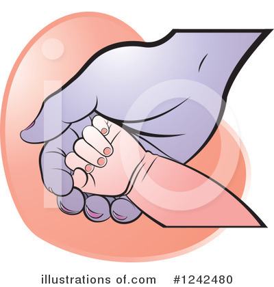 Baby Hand Clipart #1242480 by Lal Perera