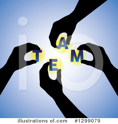 Teamwork Clipart #1299079 by ColorMagic