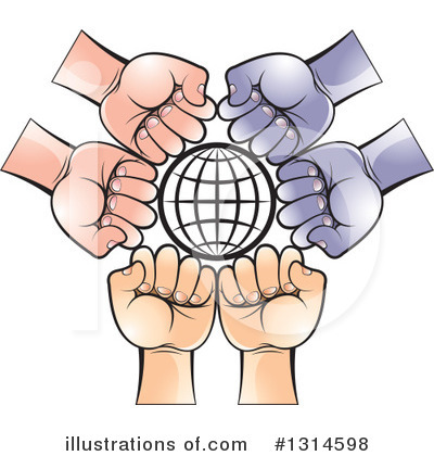 Royalty-Free (RF) Hands Clipart Illustration by Lal Perera - Stock Sample #1314598