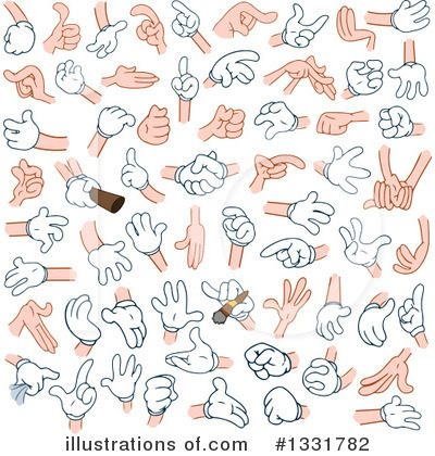 Royalty-Free (RF) Hands Clipart Illustration by Liron Peer - Stock Sample #1331782