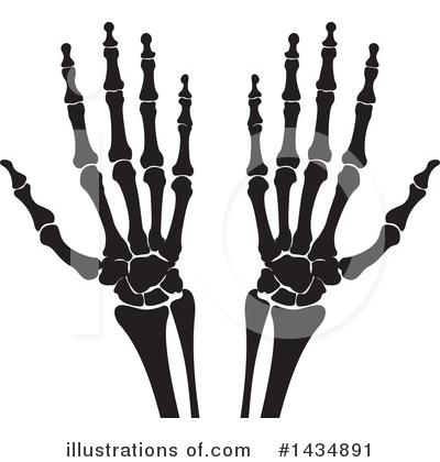 Skeleton Clipart #1434891 by Lal Perera