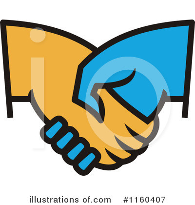 Royalty-Free (RF) Handshake Clipart Illustration by Vector Tradition SM - Stock Sample #1160407