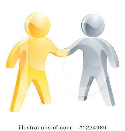 Handshake Clipart #1224989 by AtStockIllustration