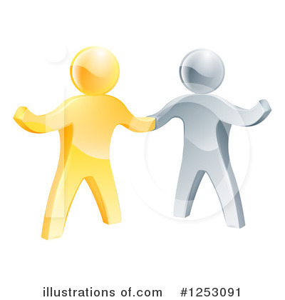 Royalty-Free (RF) Handshake Clipart Illustration by AtStockIllustration - Stock Sample #1253091