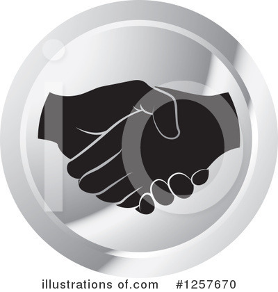 Royalty-Free (RF) Handshake Clipart Illustration by Lal Perera - Stock Sample #1257670