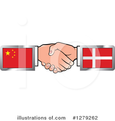 Royalty-Free (RF) Handshake Clipart Illustration by Lal Perera - Stock Sample #1279262
