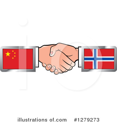 Royalty-Free (RF) Handshake Clipart Illustration by Lal Perera - Stock Sample #1279273