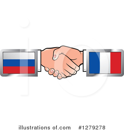Royalty-Free (RF) Handshake Clipart Illustration by Lal Perera - Stock Sample #1279278