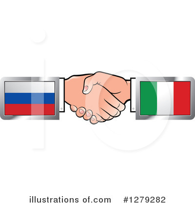Royalty-Free (RF) Handshake Clipart Illustration by Lal Perera - Stock Sample #1279282