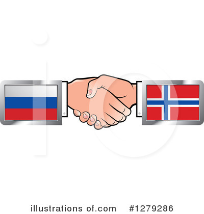 Royalty-Free (RF) Handshake Clipart Illustration by Lal Perera - Stock Sample #1279286