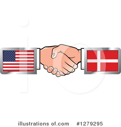 Royalty-Free (RF) Handshake Clipart Illustration by Lal Perera - Stock Sample #1279295