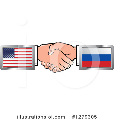 Royalty-Free (RF) Handshake Clipart Illustration by Lal Perera - Stock Sample #1279305
