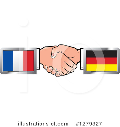 Royalty-Free (RF) Handshake Clipart Illustration by Lal Perera - Stock Sample #1279327
