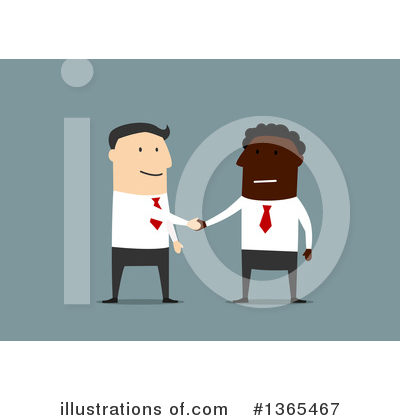 Royalty-Free (RF) Handshake Clipart Illustration by Vector Tradition SM - Stock Sample #1365467