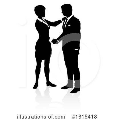 Royalty-Free (RF) Handshake Clipart Illustration by AtStockIllustration - Stock Sample #1615418