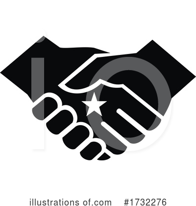 Royalty-Free (RF) Handshake Clipart Illustration by patrimonio - Stock Sample #1732276