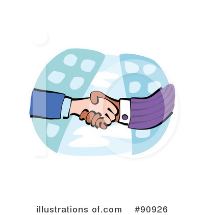 Royalty-Free (RF) Handshake Clipart Illustration by Prawny - Stock Sample #90926