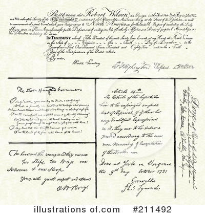 Royalty-Free (RF) Handwriting Clipart Illustration by BestVector - Stock Sample #211492