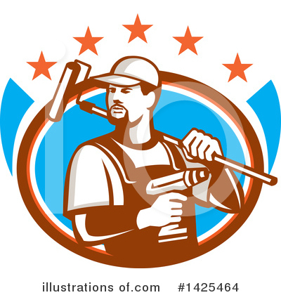 Handyman Clipart #1425464 by patrimonio