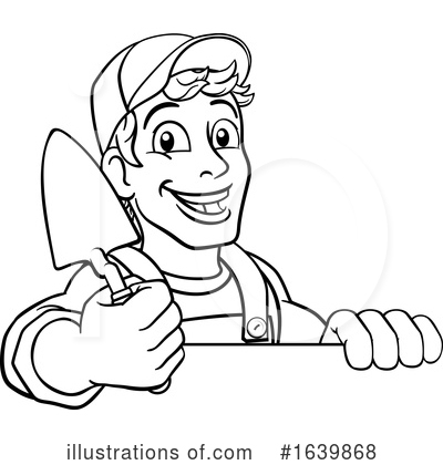 Royalty-Free (RF) Handyman Clipart Illustration by AtStockIllustration - Stock Sample #1639868