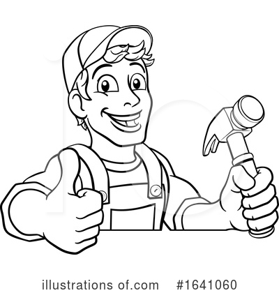 Royalty-Free (RF) Handyman Clipart Illustration by AtStockIllustration - Stock Sample #1641060