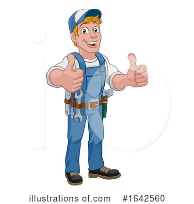 Royalty-Free (RF) Handyman Clipart Illustration by AtStockIllustration - Stock Sample #1642560