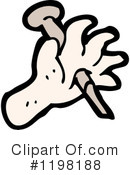Hane With Nail Clipart #1198188 by lineartestpilot