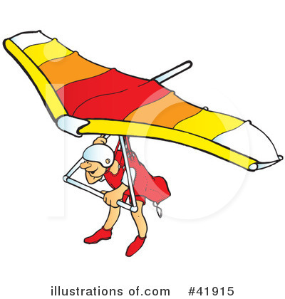 Hanggliding Clipart #41915 by Snowy