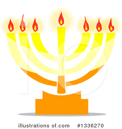 Royalty-Free (RF) Hannukah Clipart Illustration by Liron Peer - Stock Sample #1336270