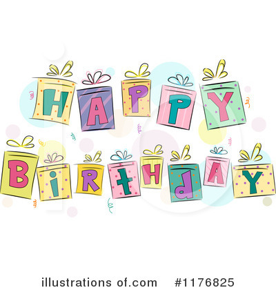 Happy Birthday Clipart #50255 - Illustration by Frank Boston