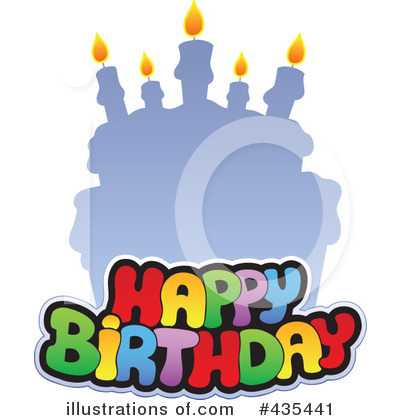 Royalty-Free (RF) Happy Birthday Clipart Illustration by visekart - Stock Sample #435441