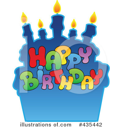 Royalty-Free (RF) Happy Birthday Clipart Illustration by visekart - Stock Sample #435442