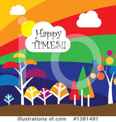 Royalty-Free (RF) Happy Clipart Illustration by ColorMagic - Stock Sample #1381491