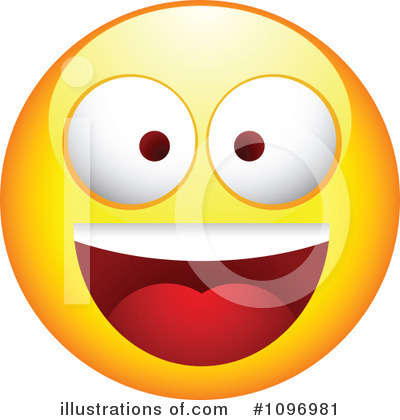 Royalty-Free (RF) Happy Face Clipart Illustration by beboy - Stock Sample #1096981
