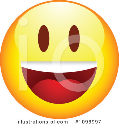 Royalty-Free (RF) Happy Face Clipart Illustration by beboy - Stock Sample #1096997