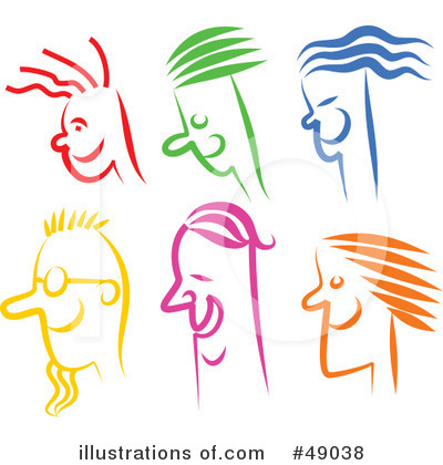 Royalty-Free (RF) Happy Face Clipart Illustration by Prawny - Stock Sample #49038