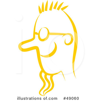 Royalty-Free (RF) Happy Face Clipart Illustration by Prawny - Stock Sample #49060