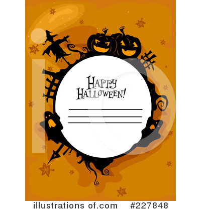Royalty-Free (RF) Happy Halloween Clipart Illustration by BNP Design Studio - Stock Sample #227848