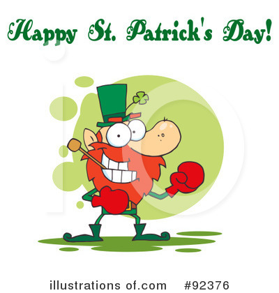Royalty-Free (RF) Happy St Patricks Day Clipart Illustration by Hit Toon - Stock Sample #92376