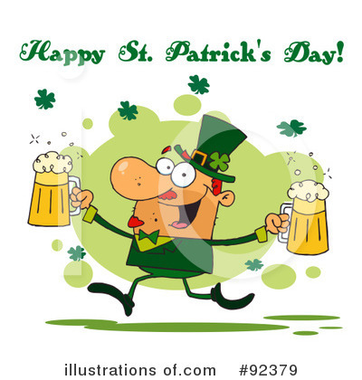 Royalty-Free (RF) Happy St Patricks Day Clipart Illustration by Hit Toon - Stock Sample #92379