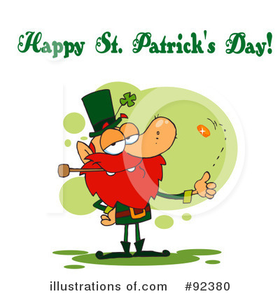 Royalty-Free (RF) Happy St Patricks Day Clipart Illustration by Hit Toon - Stock Sample #92380