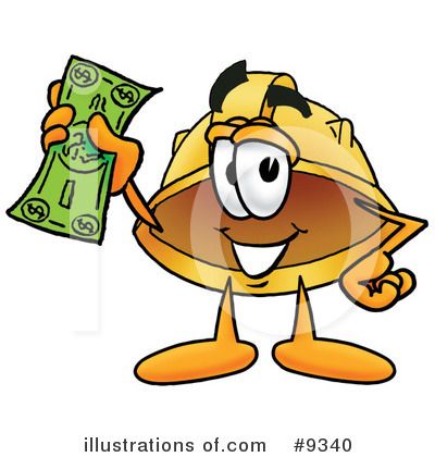 Royalty-Free (RF) Hard Hat Clipart Illustration by Mascot Junction - Stock Sample #9340