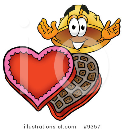 Royalty-Free (RF) Hard Hat Clipart Illustration by Mascot Junction - Stock Sample #9357