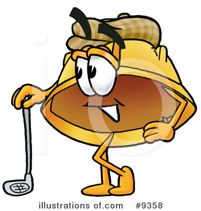 Royalty-Free (RF) Hard Hat Clipart Illustration by Mascot Junction - Stock Sample #9358