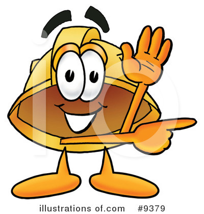 Royalty-Free (RF) Hard Hat Clipart Illustration by Mascot Junction - Stock Sample #9379