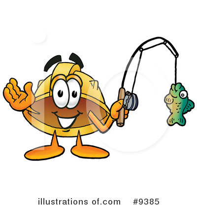 Royalty-Free (RF) Hard Hat Clipart Illustration by Mascot Junction - Stock Sample #9385